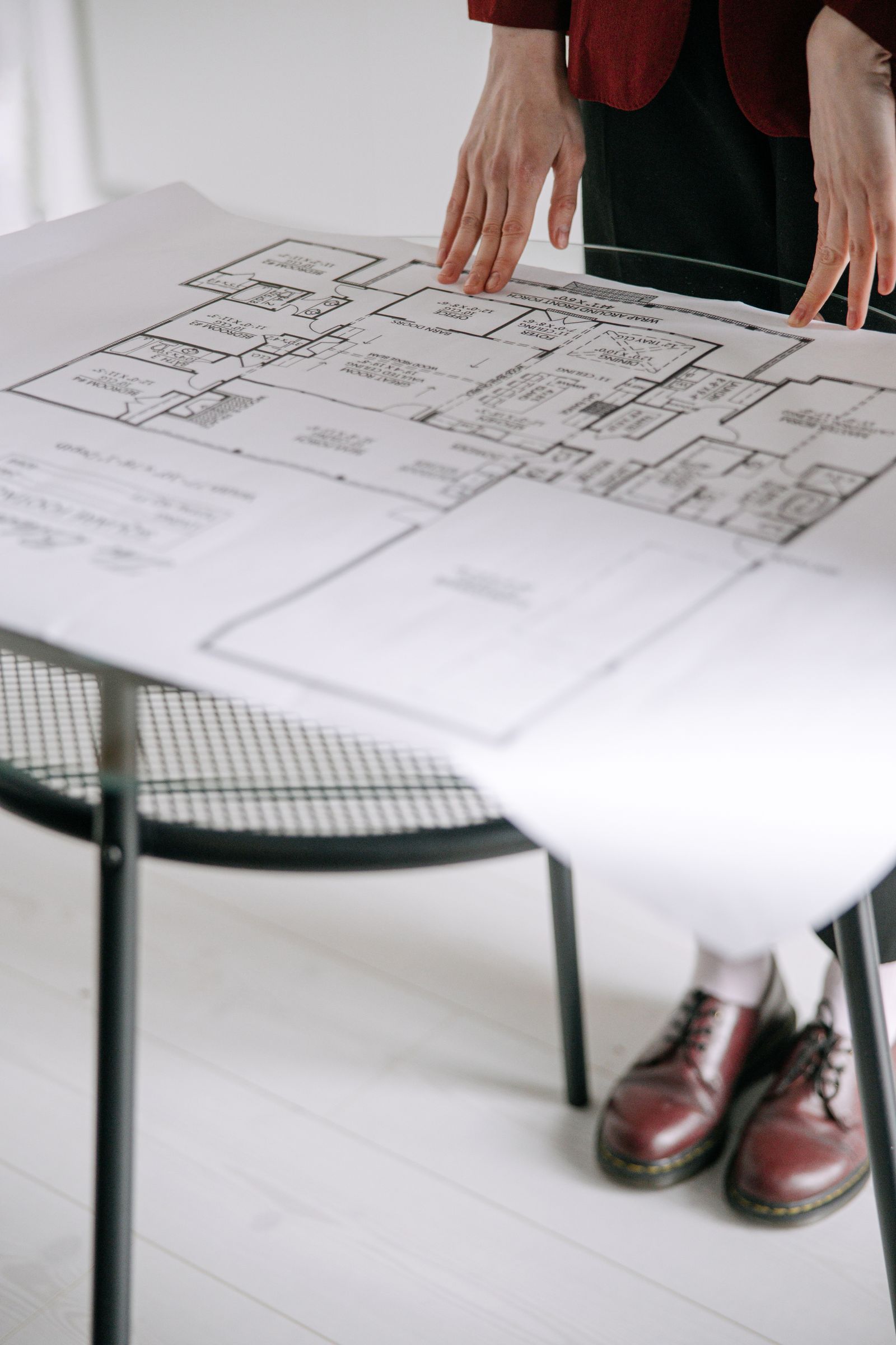 Reviewing a printed plan