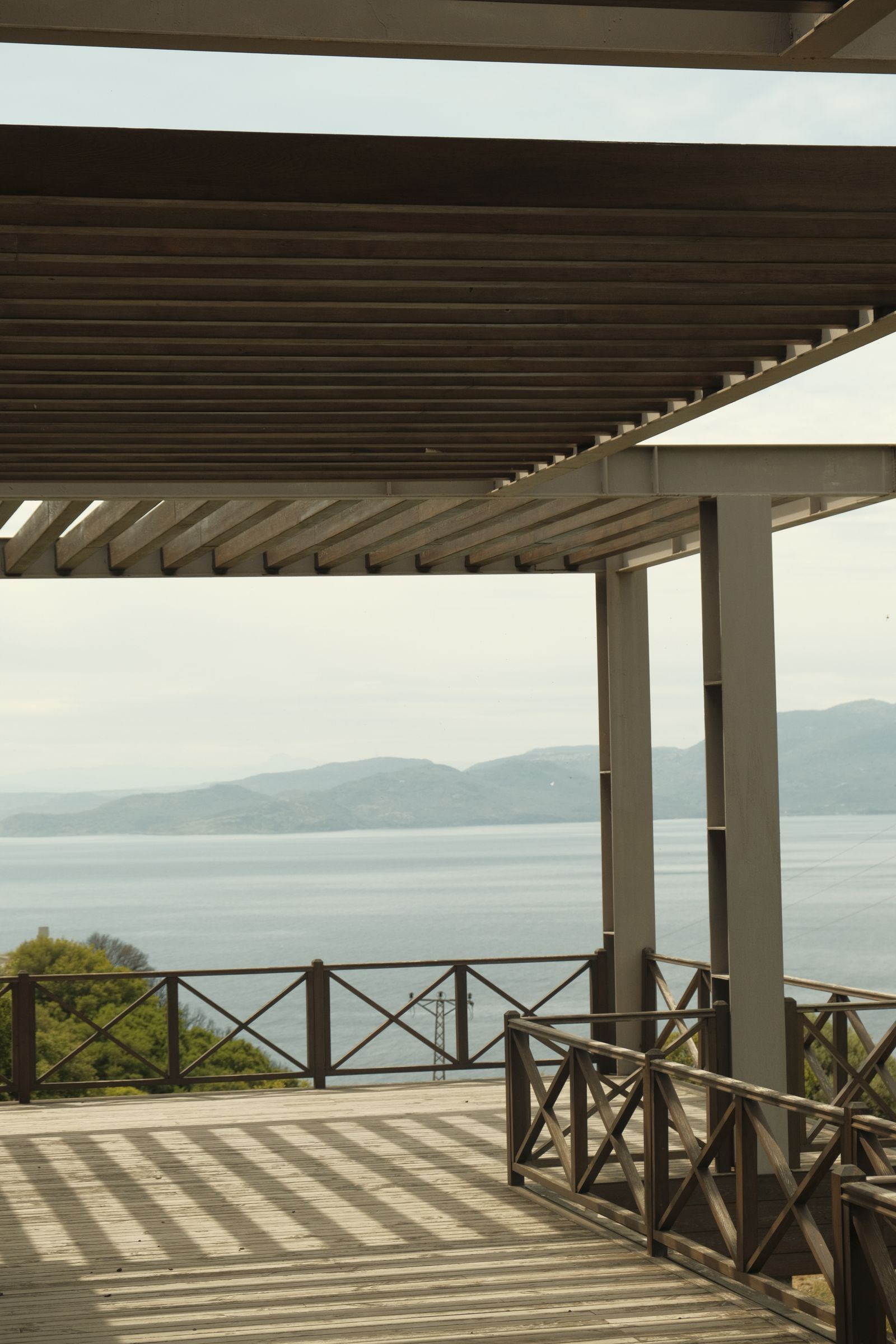 Modern terrace
